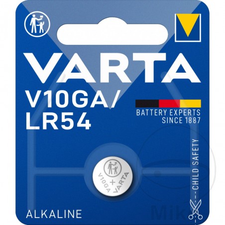 VARTA button battery V10GA 156.67.28