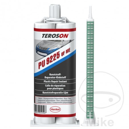 TEROSON Juego 2 cartuchos reparador de plástico PU 9225 UF METZELER 555.15.82