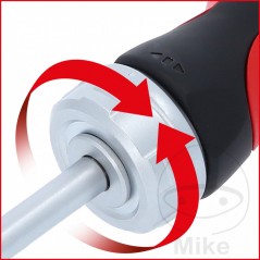 KS TOOLS Destornillador 12 en 1 DE TRINQUETE 632.02.34