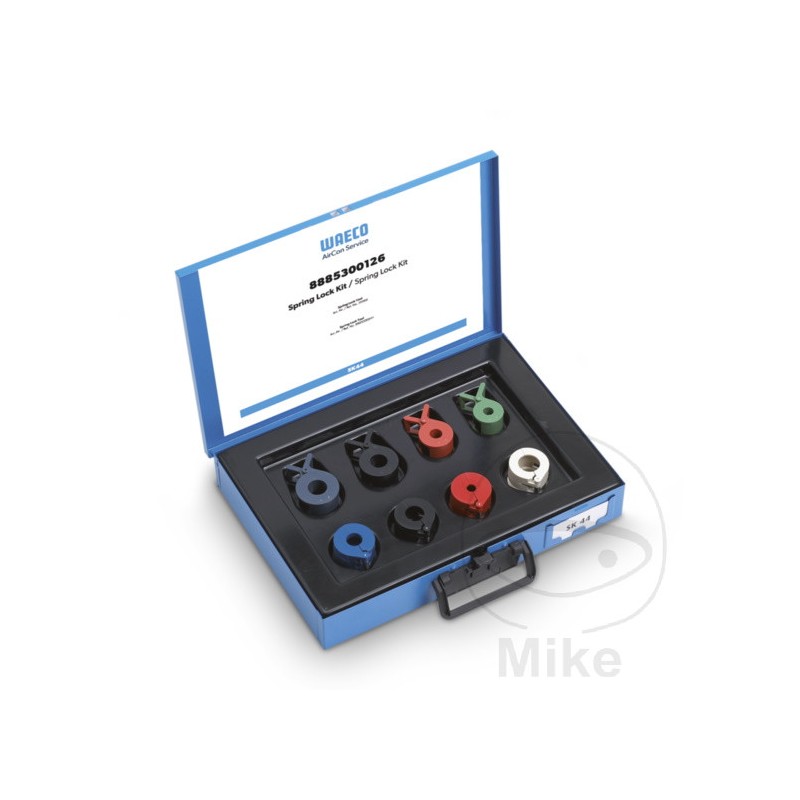 WAECO Juego 8 piezas desmontaje de conexiones bloqueo resorte SK44 SPRING-LOCK 272.36.00