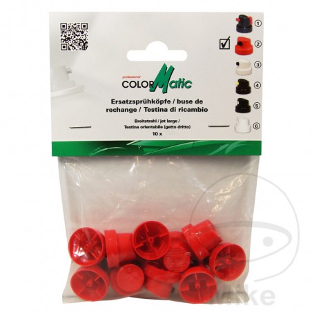 COLORMATIC Set of 10 paint spray heads with nozzle 581.50.01