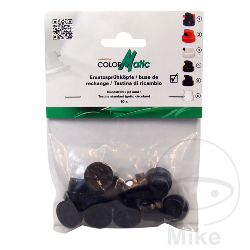 COLORMATIC Set of 10 paint spray heads 581.50.02