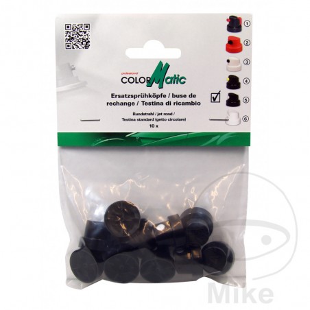 COLORMATIC Juego 10 cabezales de pulverización pintura 581.50.02