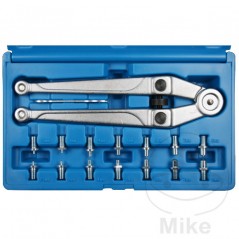Wrench kit with interchangeable pins 2.5-9 MM 614.09.58