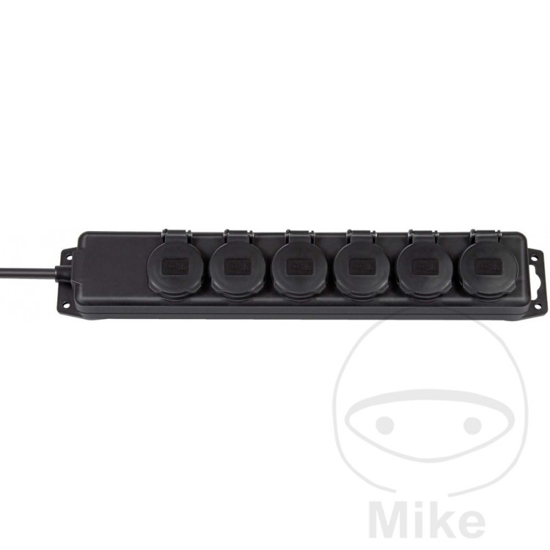 Power strip 6 plugs with cable IP44 52 CM 2M 698.00.04