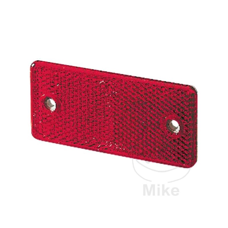 Square catadioptric reflector for trailer 182.02.81