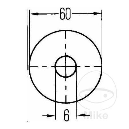 Round reflector for trailer 182.04.22