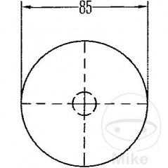 Round reflector for trailer 182.04.30