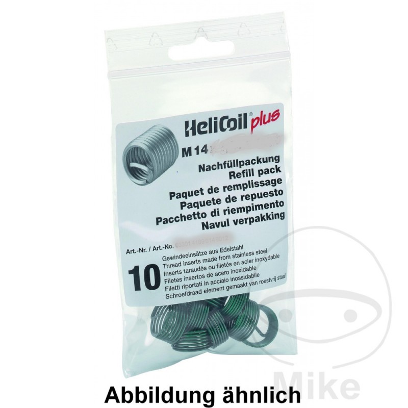 HELICOIL Pack 10 thread repair pieces PLUS M14X1.5 14 MM 485.50.11