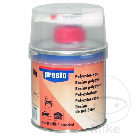 PRESTO Resina de poliéster con endurecedor 250 GR 565.10.54