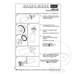HAZET Set of spare parts for spring tensioner 617.10.01