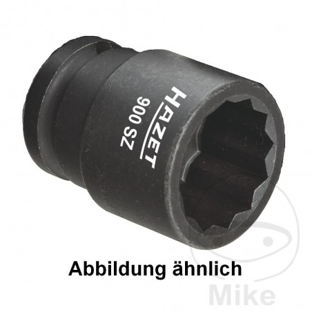 HAZET Bihex socket for impact gun 38 MM 1/2 19 607.29.38