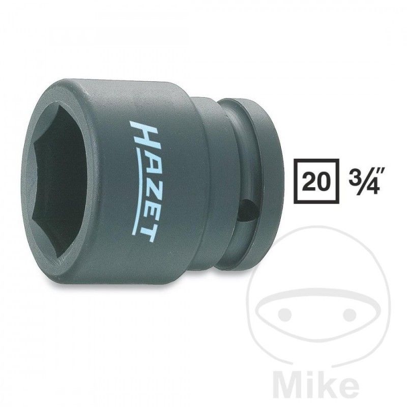 HAZET Vaso hexagonal para pistola de impacto 57 MM 3/4 36 656.50.22