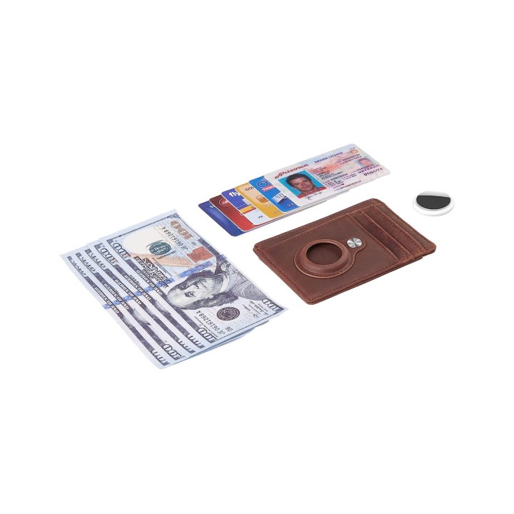 Card Holder Wallet with AirTag Holder - Keep your valuables safe and located