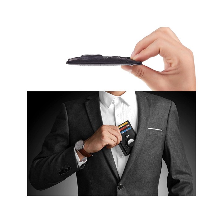 Card Holder Wallet with AirTag Holder - Keep your valuables safe and located
