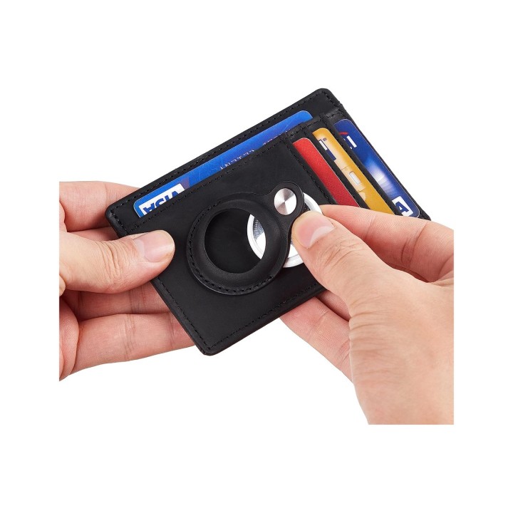 Card Holder Wallet with AirTag Holder - Keep your valuables safe and located