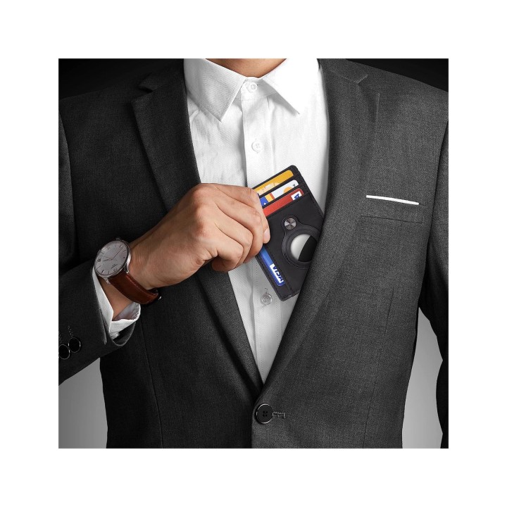 Card Holder Wallet with AirTag Holder - Keep your valuables safe and located