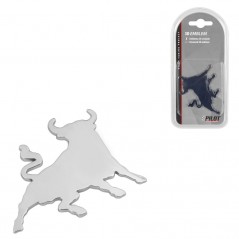 LAMPA Bull chrome adhesive sticker LAM07207