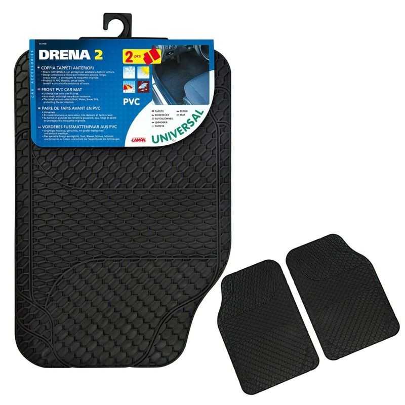 LAMPA Set of 2 universal car mats DRENA LAM26506