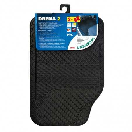 LAMPA Juego 2 alfombrillas de coche universales DRENA LAM26506