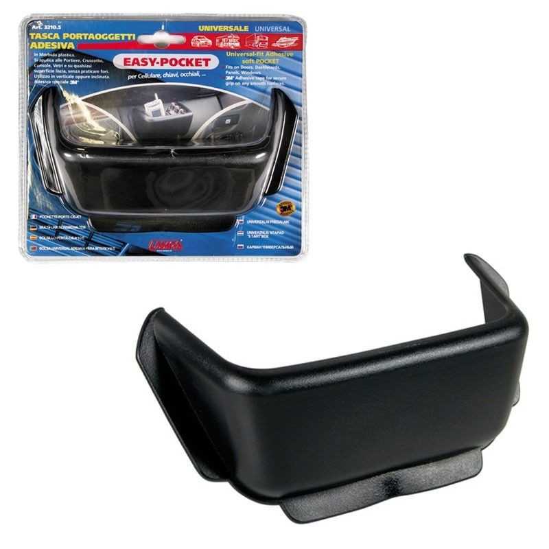 LAMPA Portaobjetos universal adhesivo para coche 20X10 CM LAM32105