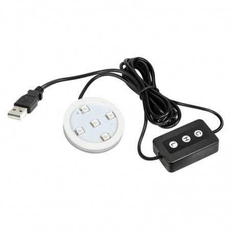 LAMPA Luminous base with attenuator for air freshener (7 colours) LED USB TRUCKY LAM35188