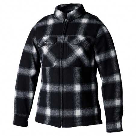 chaqueta moto urban textil mujer brushed ce