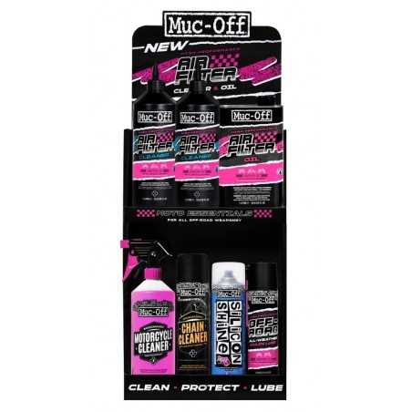 MUC-OFF Exhibitor for motorcycle cleaning products 1103572