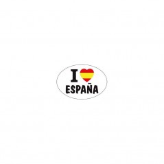 FASEBA Adhesive sticker I love Spain 6X8 CM 01068