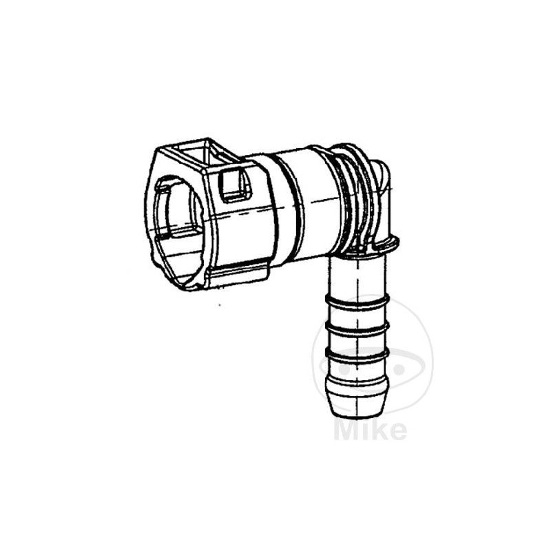 Set of 3 angled connectors SAE 9.89-10 467.26.22