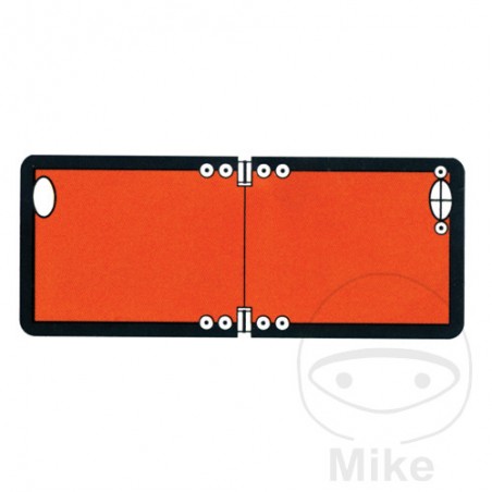 Folding warning sign 300X120 225.32.50