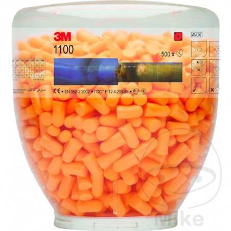 3M Box of 500 earplugs 227.33.26
