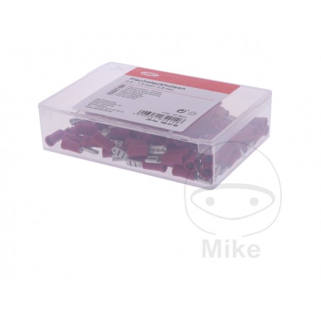 JMP Pack 100 conectores de cable hembra enchufe plano 0.5-1.5 2.8 MM ALTN: 1580818 158.07.69