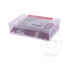 JMP Pack 100 conectores de cable hembra enchufe plano 0.5-1.5 6.3 MM ALTN: 1580815 158.07.71