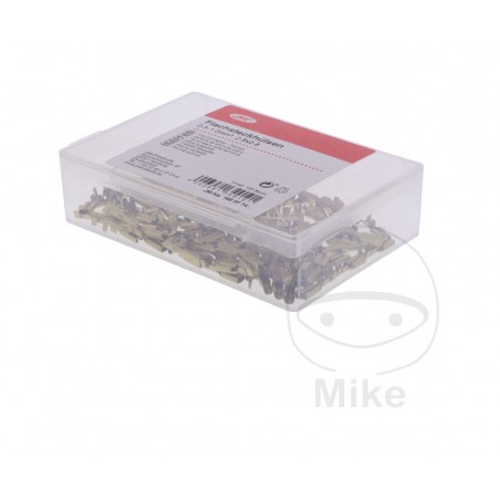 JMP Pack 100 conectores de cable hembra enchufe plano 0.5-1.0 2.8 MM ALTN 1580839 158.07.74