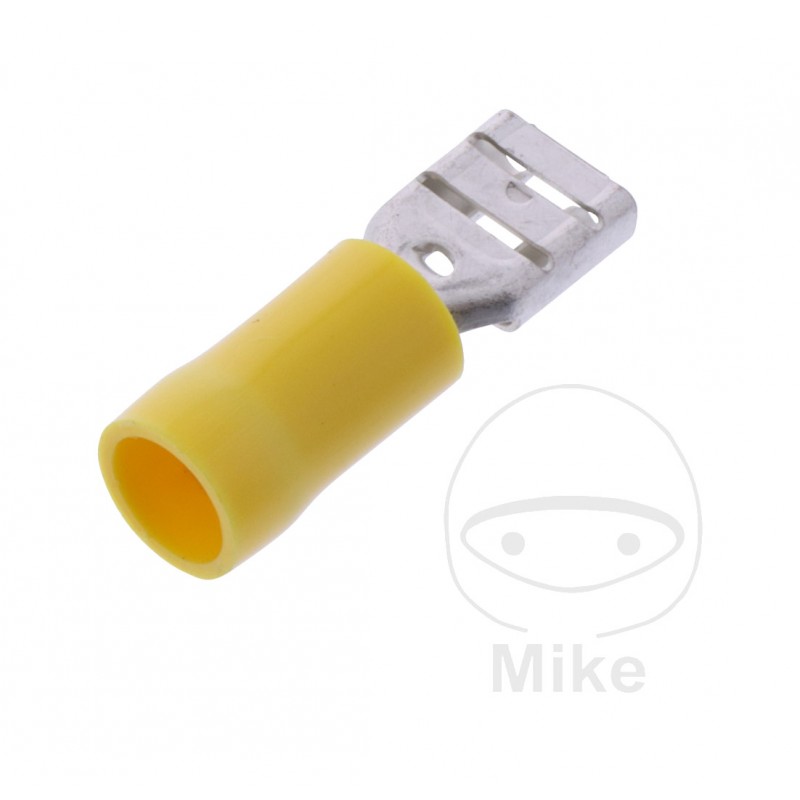 JMP Pack 100 conectores de cable hembra enchufe plano 4.0-6.0 6.3 MM ALTN: 1580814 158.07.75