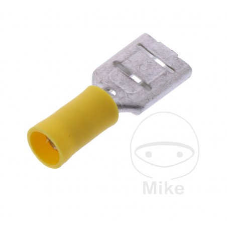 JMP Pack 100 conectores de cable hembra enchufe plano 4.0-6.0 9.4 MM ALTN: 1580855 158.07.76