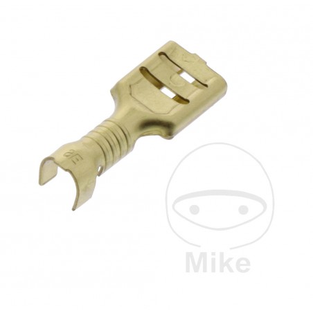 JMP Pack of 100 flat plug female cable connectors 1.0-2.5 6.3 MM ALTN: 1580833 158.07.77