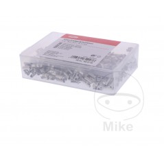 JMP Pack 100 conectores de cable hembra enchufe plano 2.5-6.0 6.3 MM ALTN: 1580840 158.07.83
