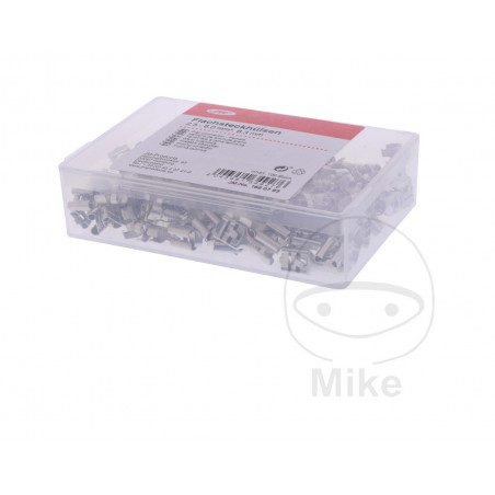 JMP Pack of 100 flat plug female cable connectors 2.5-6.0 6.3 MM ALTN: 1580840 158.07.83