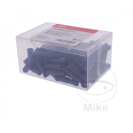 JMP Pack of 100 round plug female cable connectors 1.5-2.5 4 MM ALTN: 1580816 158.08.01