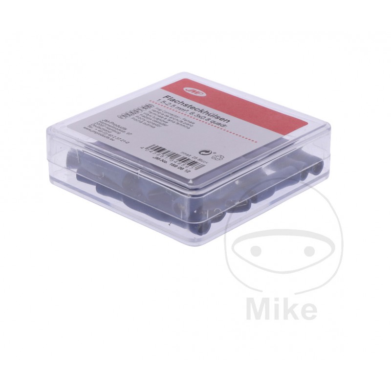 JMP Pack 25 conectores de cable hembra enchufe plano 1.5-2.5 6.3 MM ALTN: 1580270 158.08.12