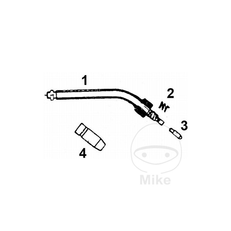 Torch neck for welder MB15AK 659.76.11