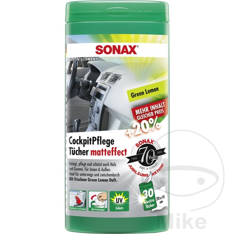 Box of wet wipes for car interior odor matte effect 556.60.33