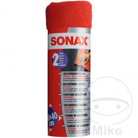 SONAX Set of 2 microfiber cloths for exterior cleaning 556.84.56