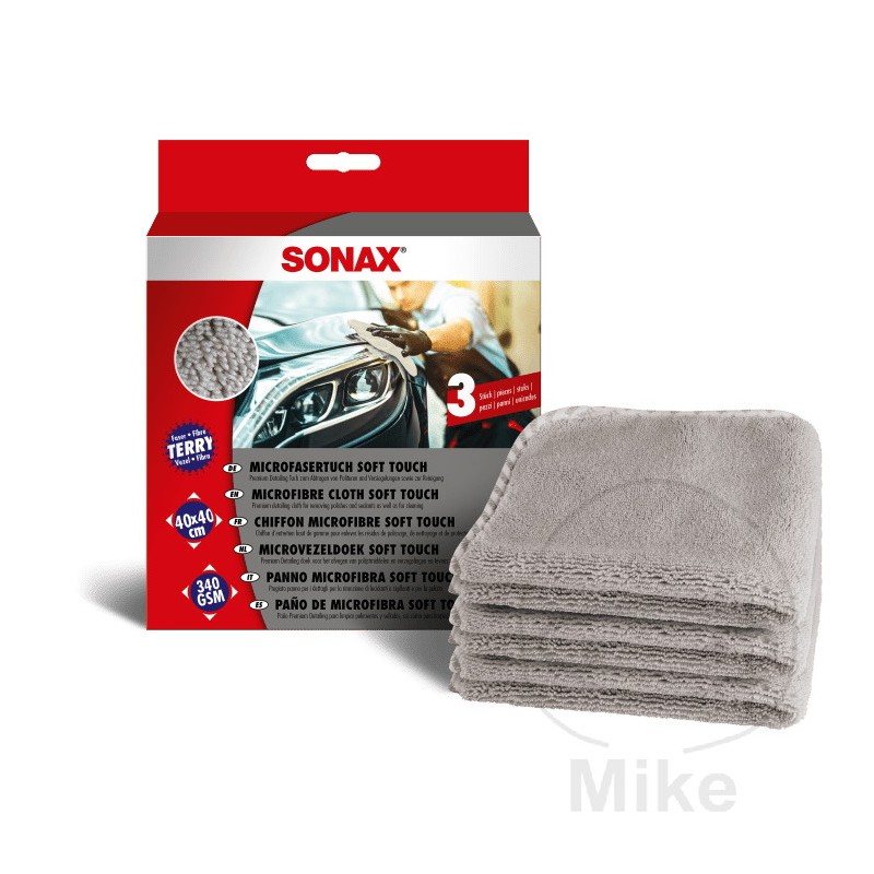 SONAX Juego 3 paños de microfibra 556.85.00