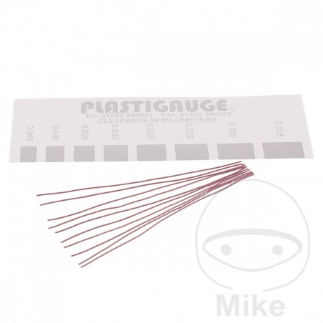 PLASTIGAUGE Set of 10 measuring strips 0.018-0.0 647.00.10
