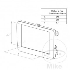 ACV Car radio housing cover 2-DIN 1940781