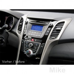 ACV Car radio housing cover 2-DIN 1940931