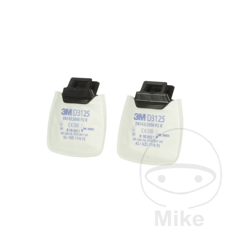 3M Pack of 2 particle filters for paint mask P2R 227.30.39